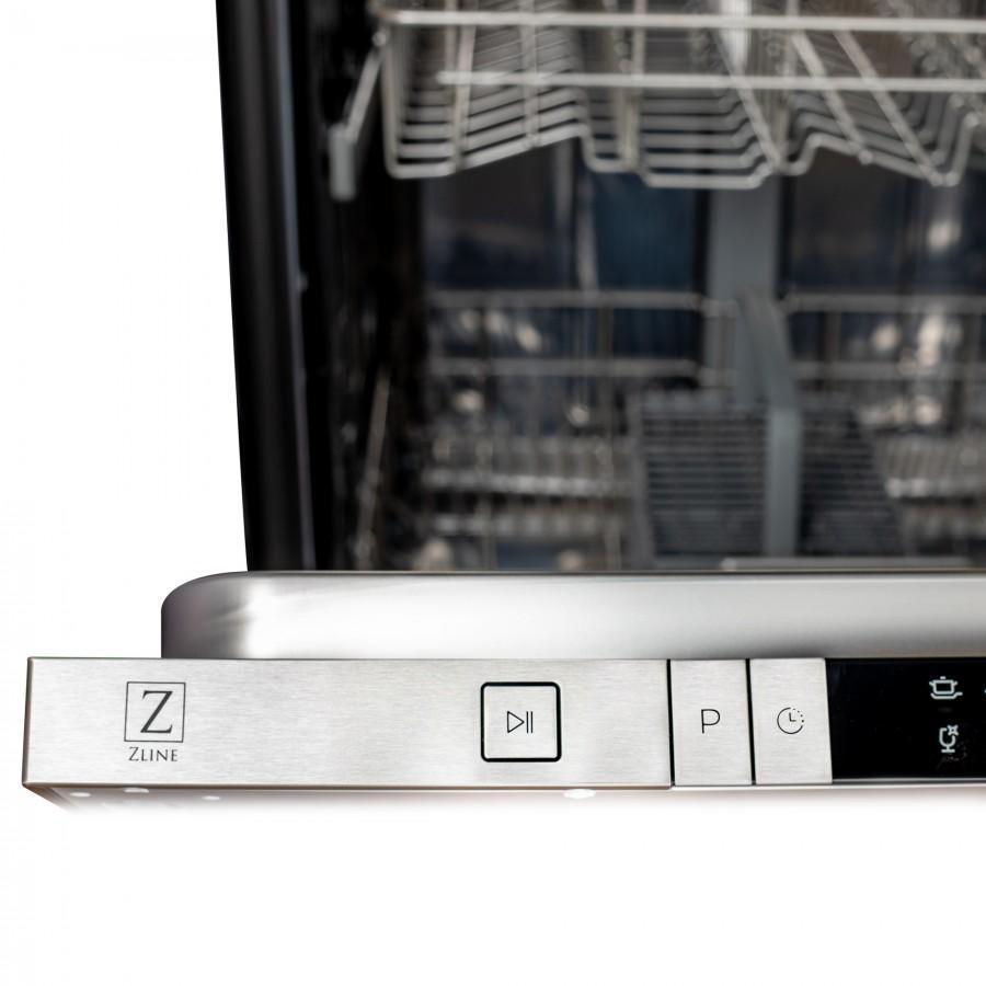 ZLINE 24" Top Control Dishwasher - Stainless Steel Tub with Traditional Handle