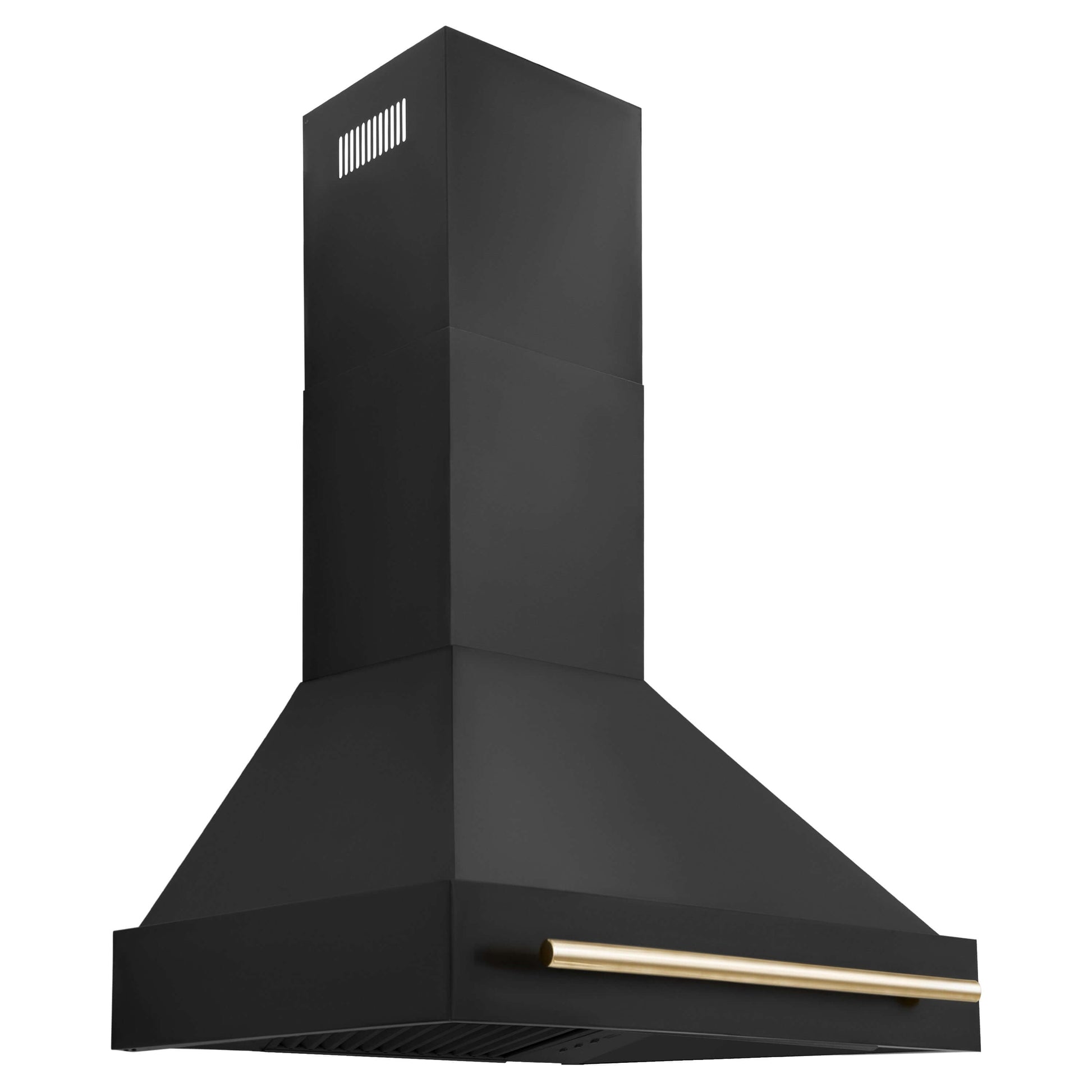 ZLINE 3-Appliance 30" Autograph Edition Kitchen Package with Black Stainless Steel Dual Fuel Range, Range Hood, and Dishwasher with Polished Gold Accents