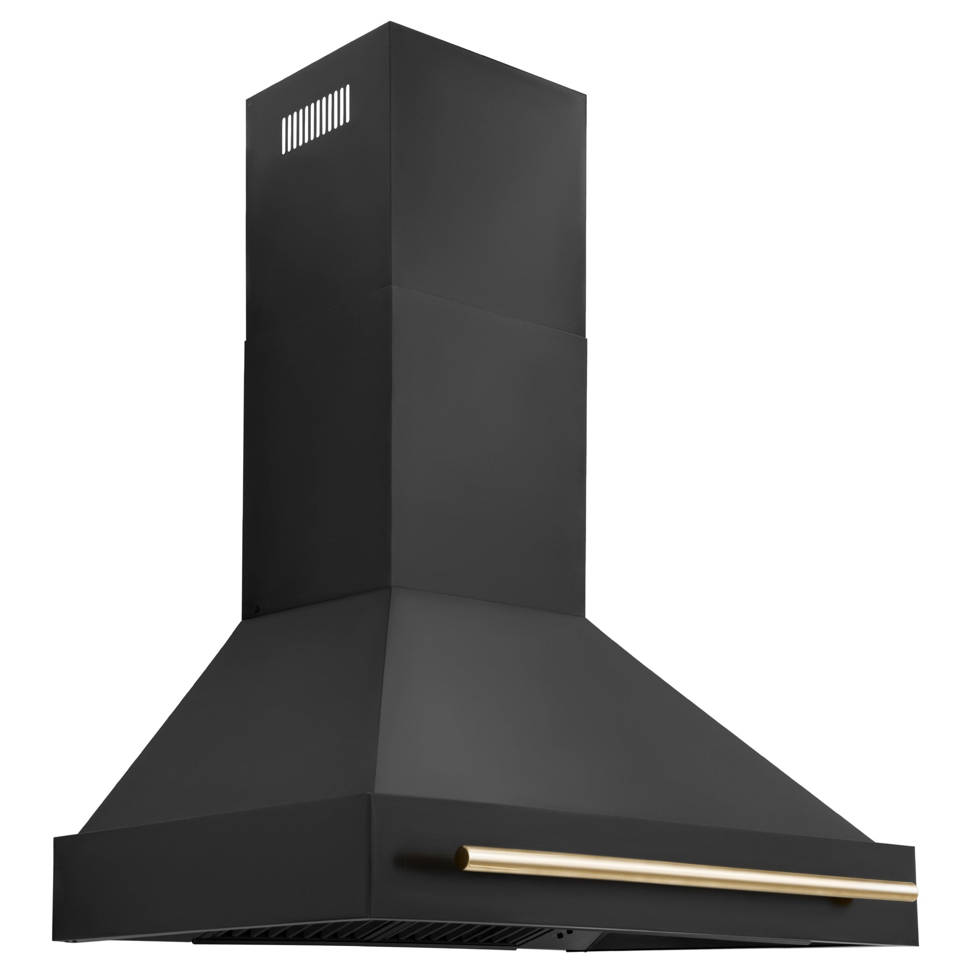 ZLINE 36" Autograph Edition Black Stainless Steel Range Hood with Handle