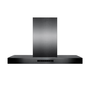 ZLINE Convertible Island Mount Range Hood - Black Stainless Steel