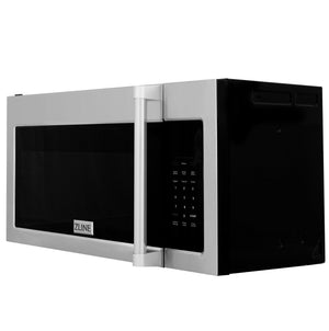 ZLINE 30 in. Over-the-Range Convection Microwave Oven - Recirculating, Traditional Handle, Charcoal Filters - Stainless Steel