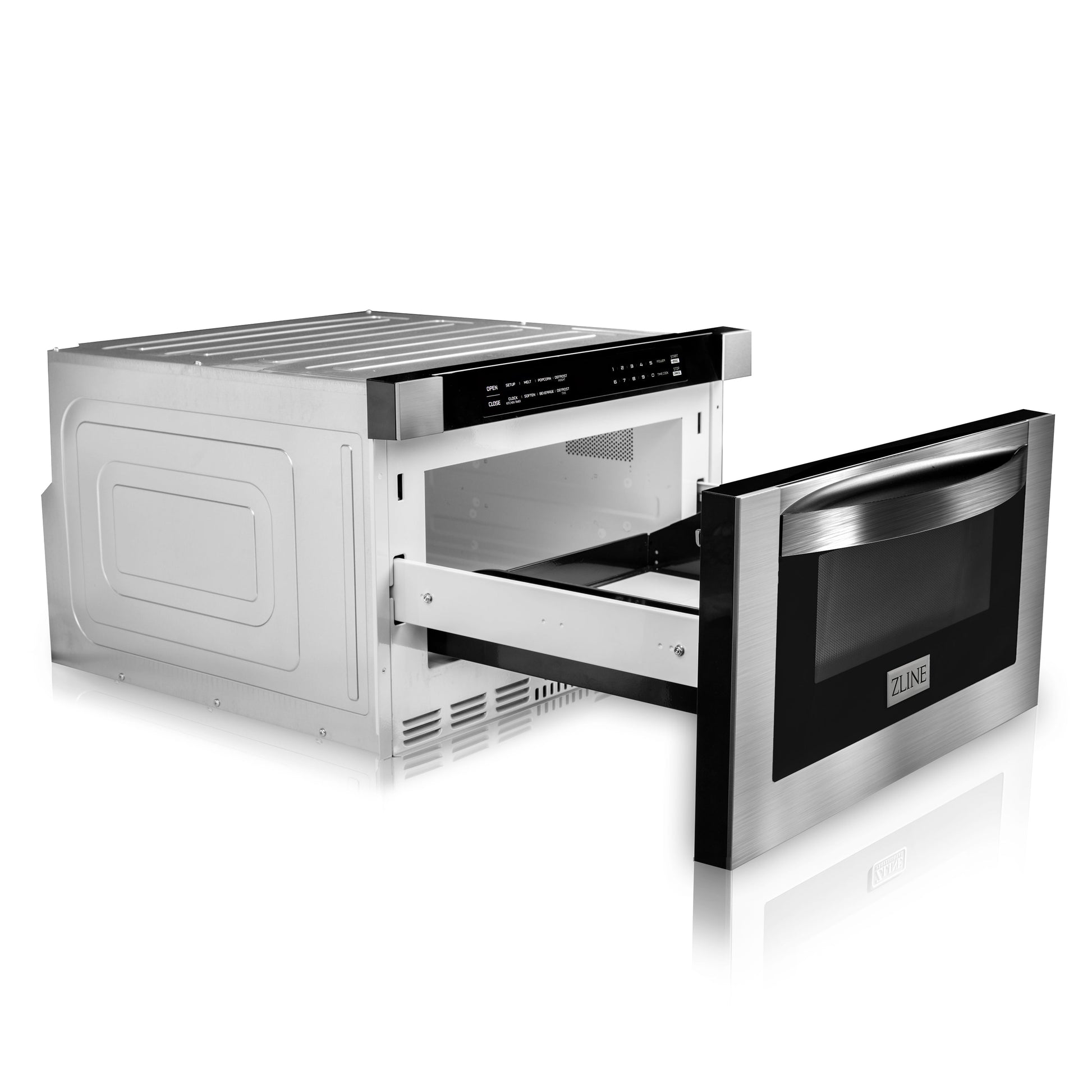 ZLINE 4-Appliance 30" Kitchen Package with Stainless Steel Dual Fuel Range, Range Hood, Microwave Drawer, and Classic Dishwasher