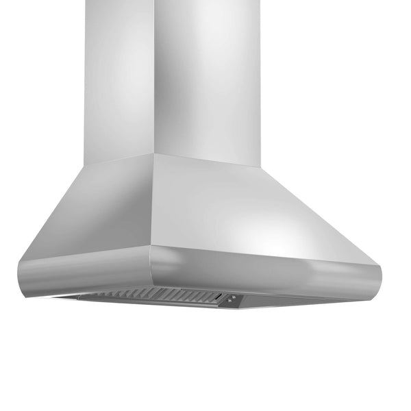 ZLINE Wall Mount Range Hood - Stainless Steel with Remote Blower Options